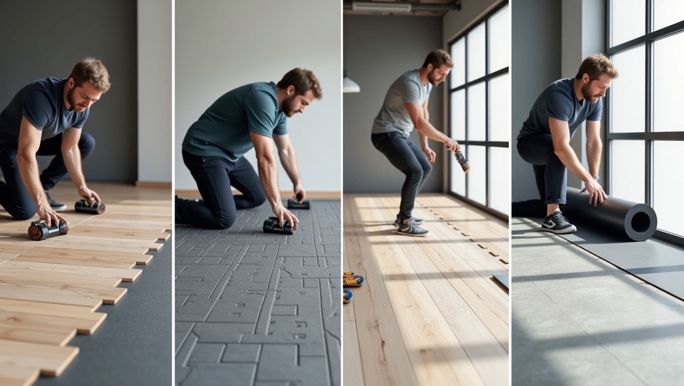 Home Gym Flooring Installation