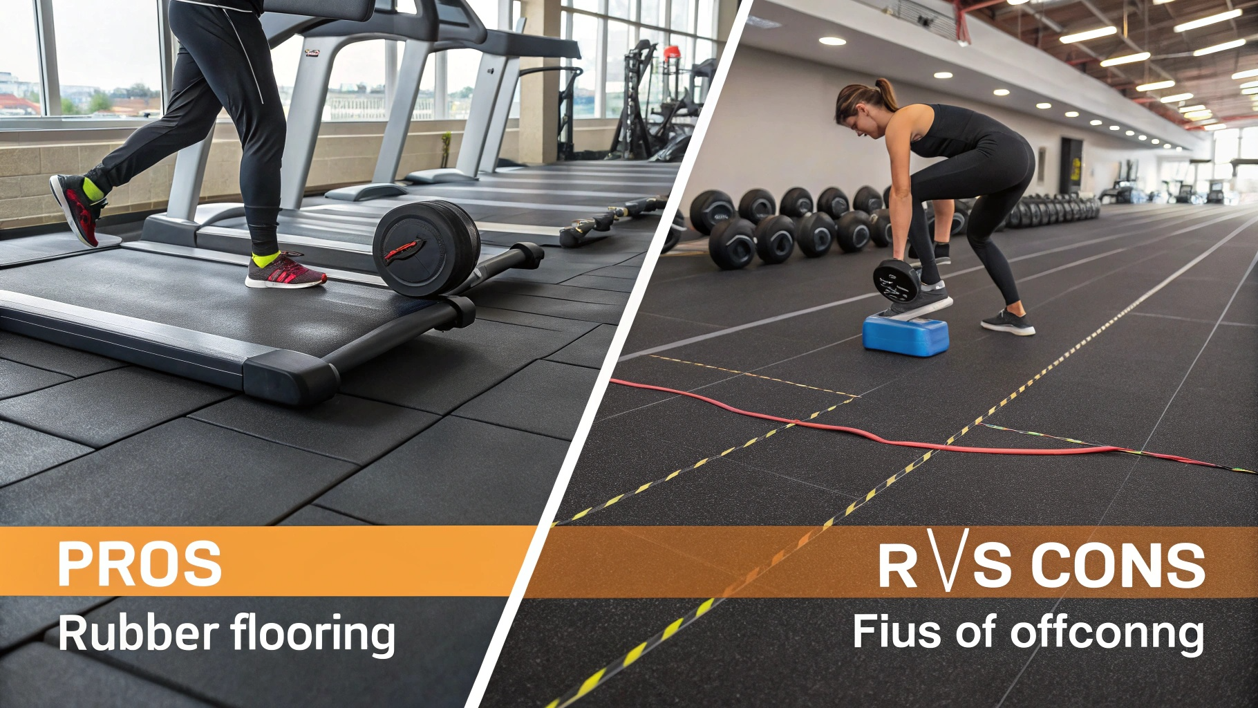 Rubber Flooring Pros and Cons