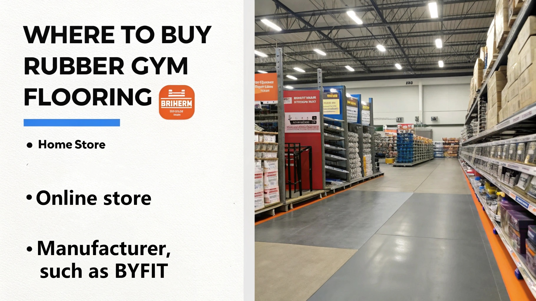 Where to Buy Rubber Gym Flooring
