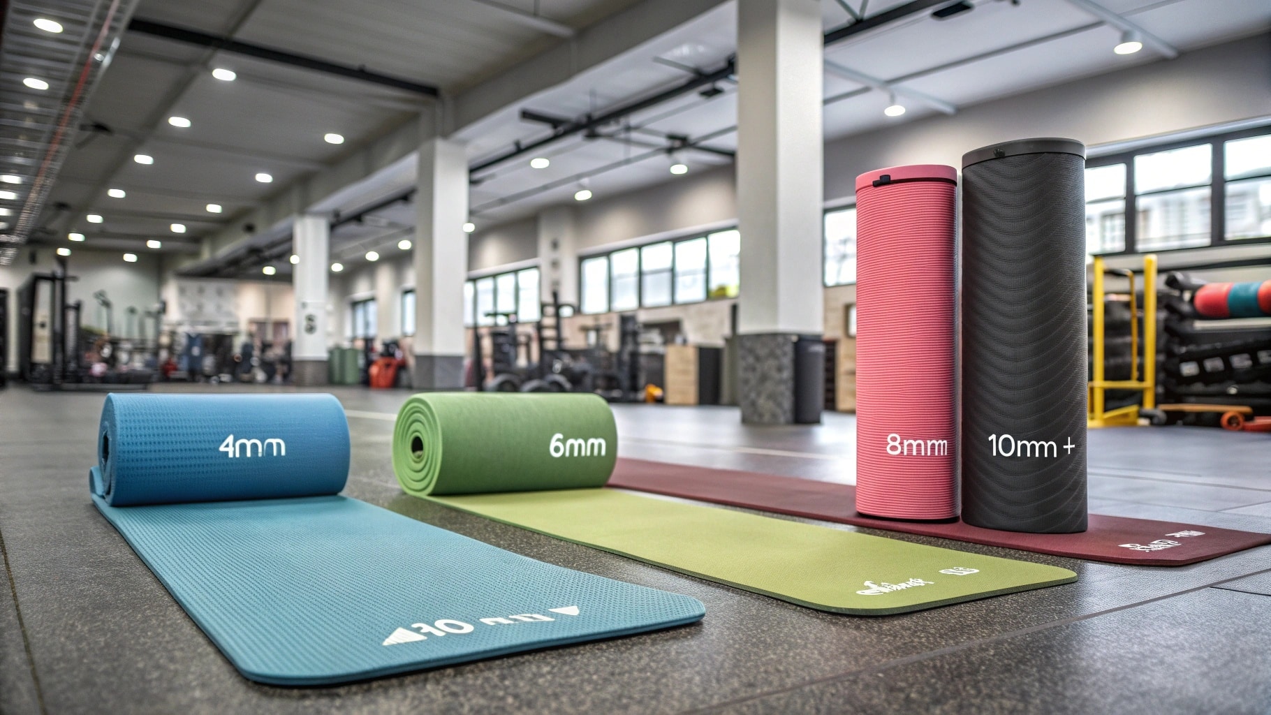 What is the best thickness for a fitness mat?
