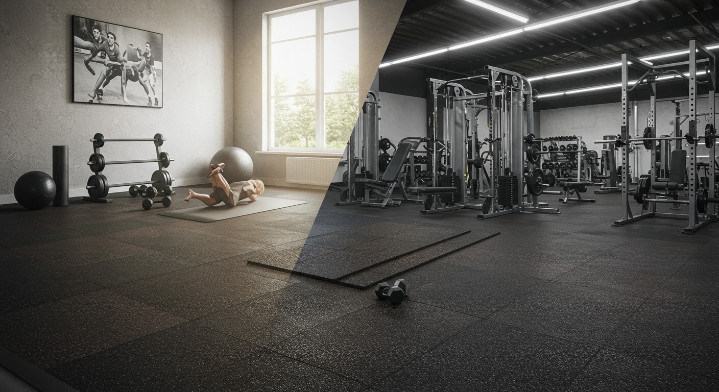 advantages of rubber flooring