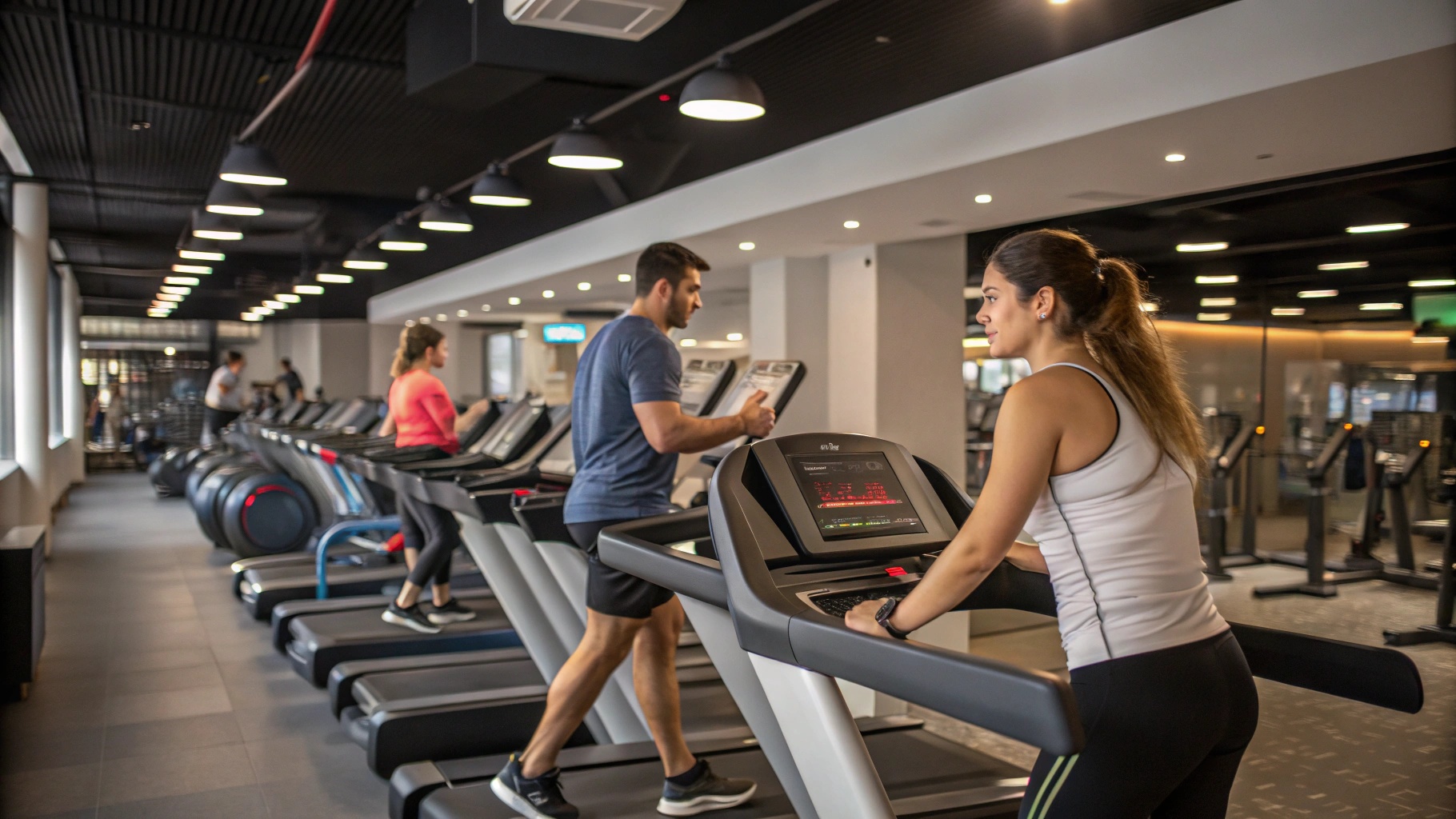 quiet gym environment