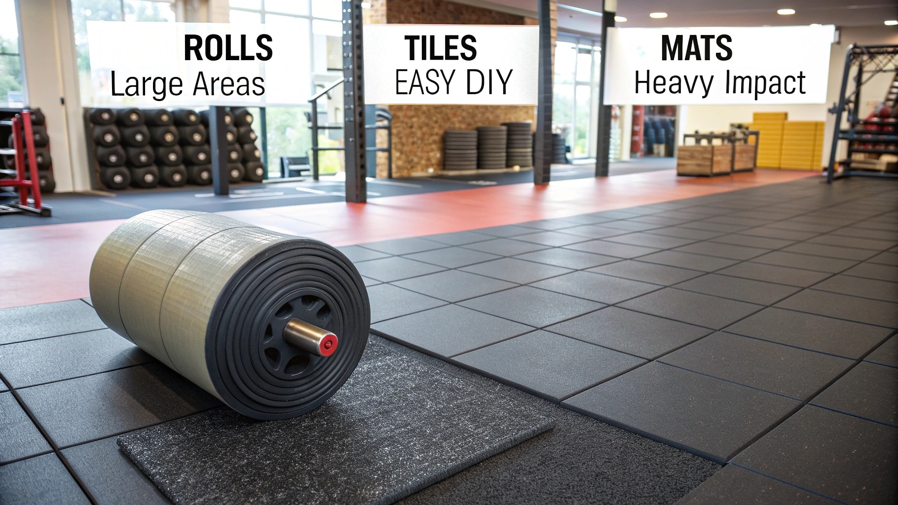 rolls vs tiles vs mats
