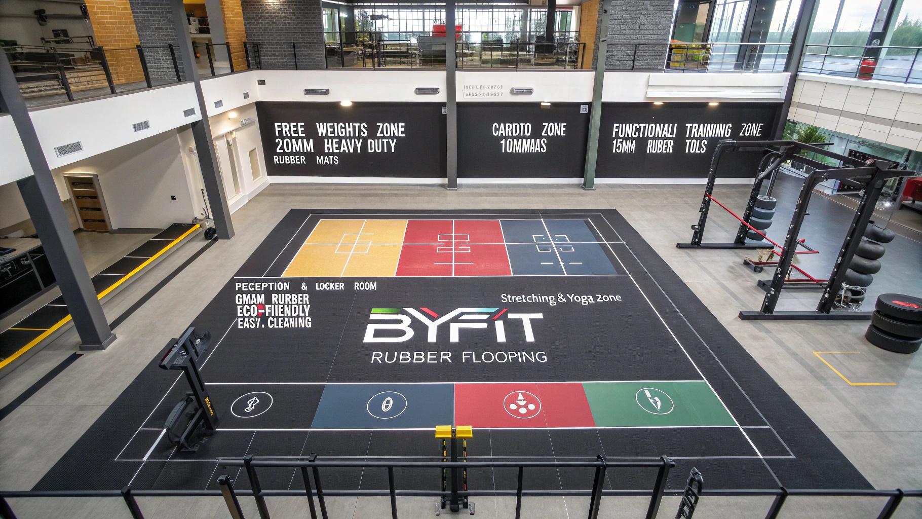 ![BYFIT Rubber Flooring: Zoned Gym Layout, various thicknesses](#placeholder_link3)