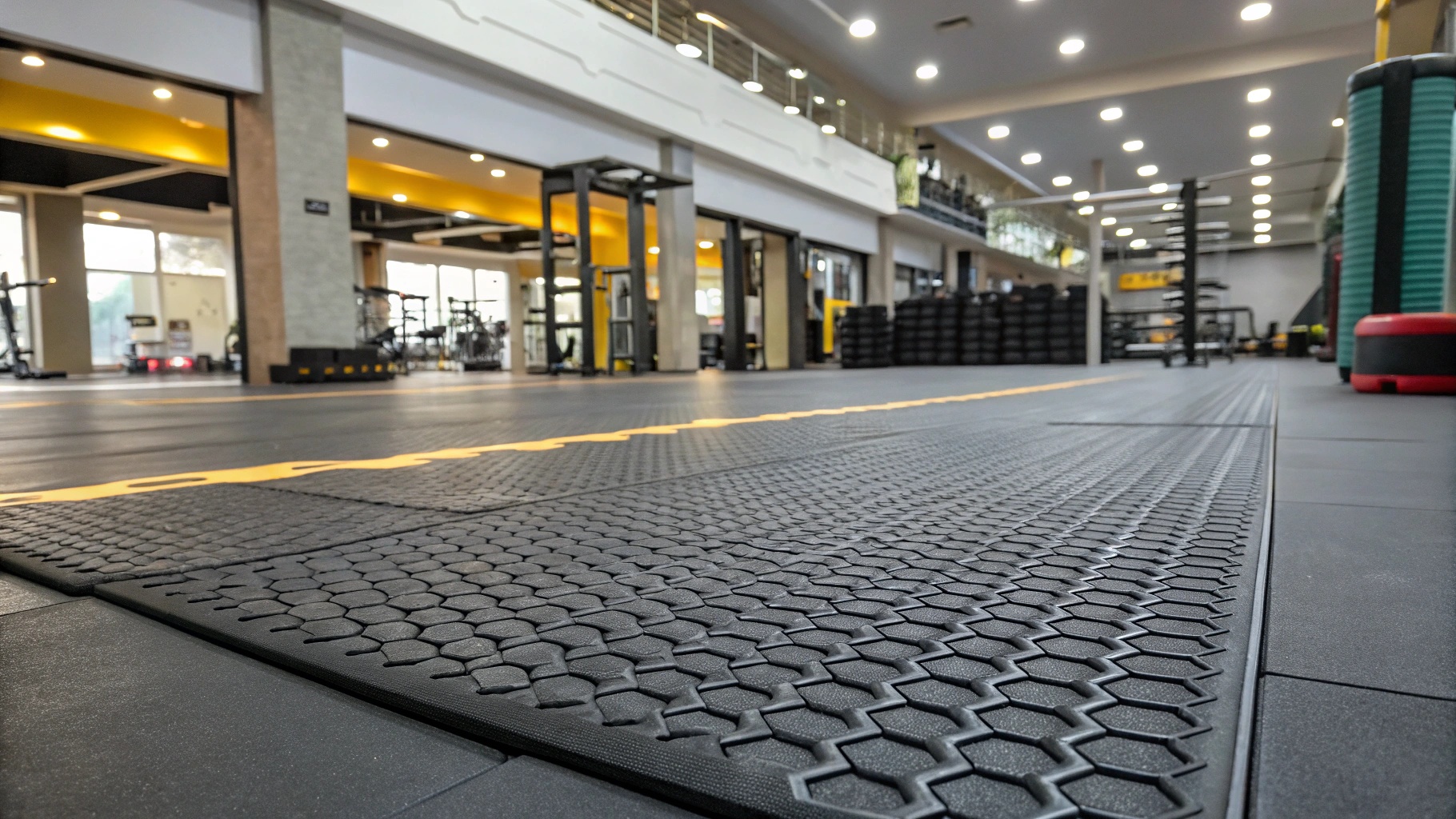 ![BYFIT gym rubber flooring, durable and shock-absorbent, perfect for gyms.](#placeholder_link)
