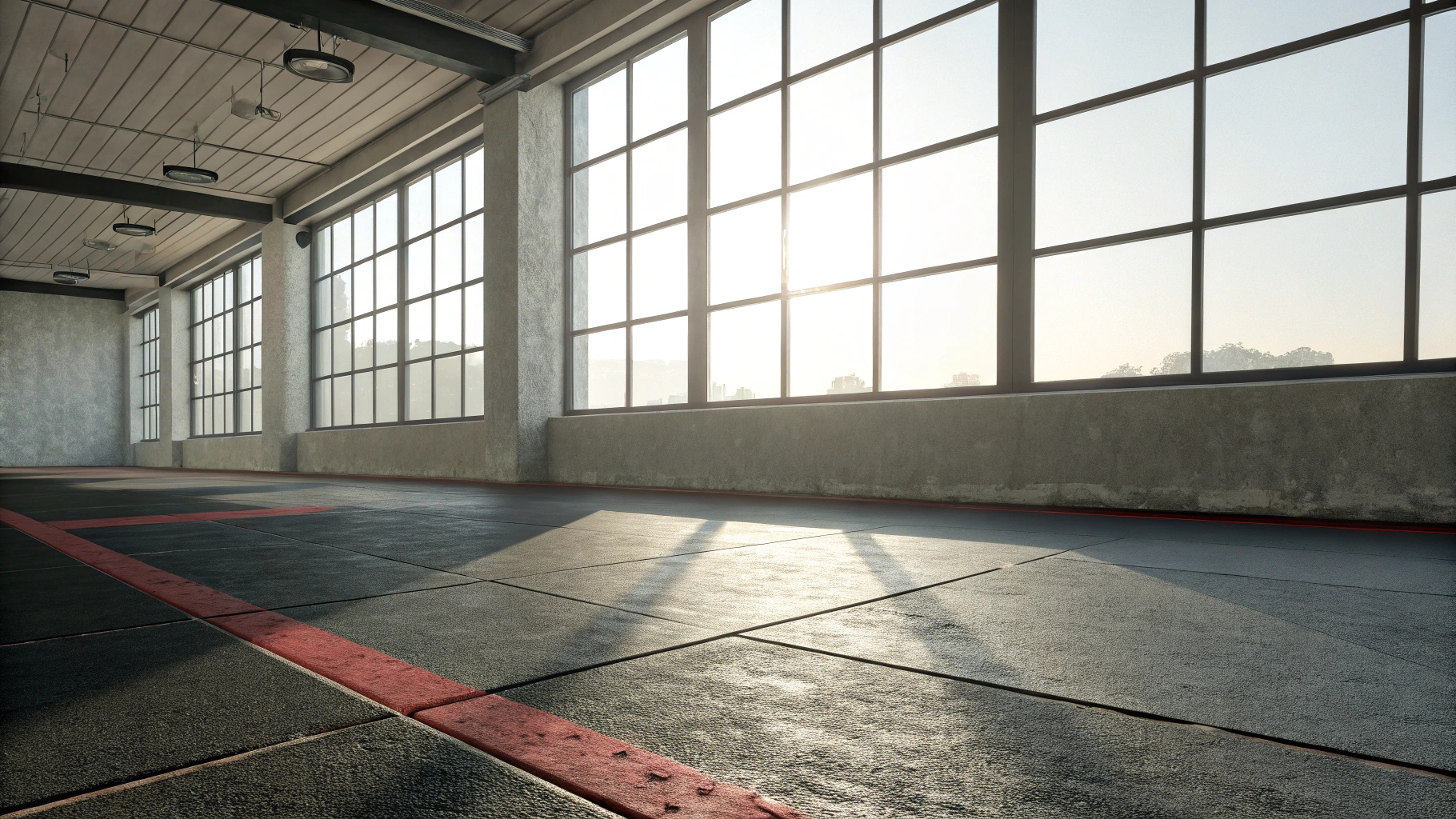 ![Sleek, durable BYFIT gym rubber flooring in a modern, sunlit gym.](placeholder_link)

